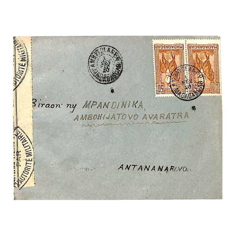 1940 AMBATOLAMPY MADAGASCAR