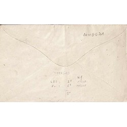 1945 Cachet COMMISSION B de Pointe-Noire sur lettre avion pour la France