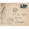 1943 Lettre avion pour Bangui à 3 F de POINTE NOIRE  MOYEN - CONGO