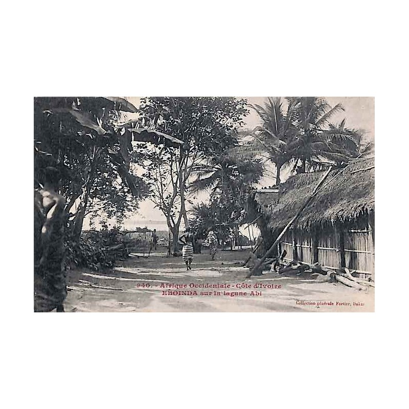 Afrique Occidentale- Côte d'Ivoire - EBOINDA sur la lagune Abi