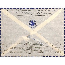 1939 S.P.A. - POSTE MILITAIRE - (grands caractères) sur lettre à 9 f. 50