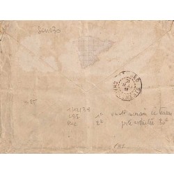 1941 Lettre rec. à 3 F  SEGOU SOUDAN FRANCAIS