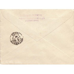 1925 Merson 1 Fr surcharge 30 Millièmes sur lettre recommandée