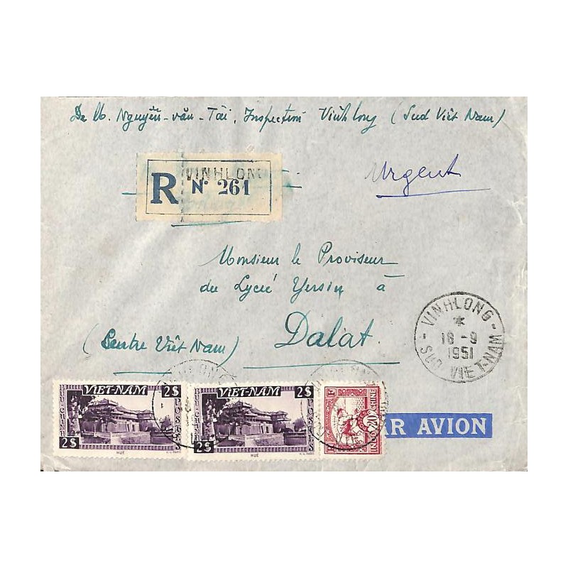 VINHLONG - SUD  VIET-NAM - 1951