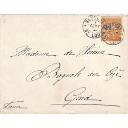 timbre FM 15 c orange Mouchon 1