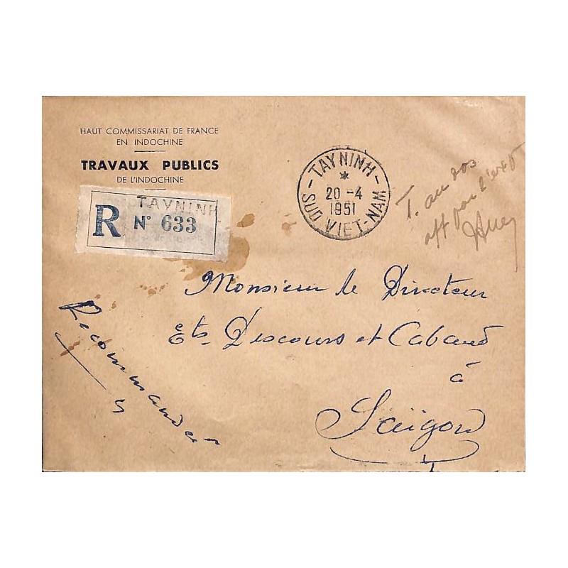 TAYNINH - SUD VIET-NAM - 1951