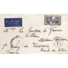 1945 Lettre BEYROUTH R.P.  Cachet rare de censure France libre type CM IVA2