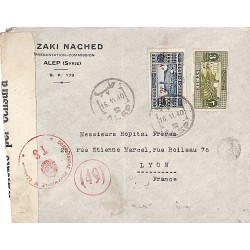 1940 Lettre d'Alep Bande et...