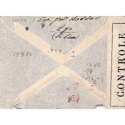 1945 Lettre Grand Liban 170 (x2) 174, 197 (t. fiscal 30 c. surchargé)