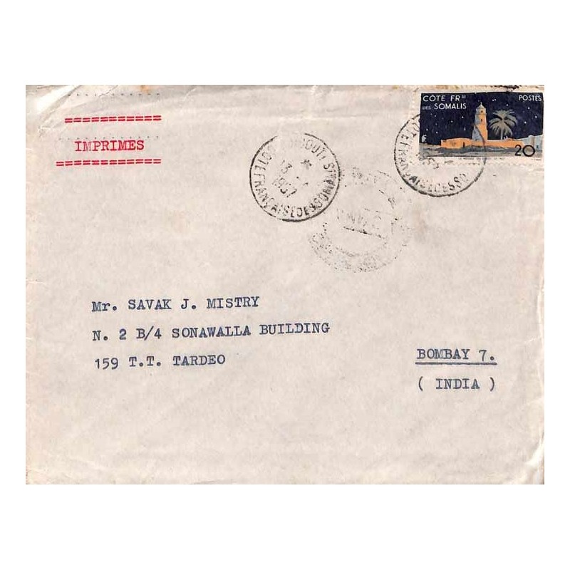 1957 IMPRIMES pour l’Inde