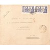 1941 Lettre à 4 f 50 avec timbres de l'exposition de New-York