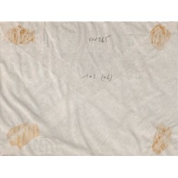 1939 lettre à 7 f 50 GAGNOA  COTE D'IVOIRE Série peu courante sur courrier