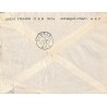 1945 Lettre de BRIA OUBANGUI.CHARI Cachet CONTRÖLE POSTAL* COMMISSION E *