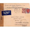 1945 Lettre avion de France pour Papeete Censure
