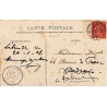 Semeuse 10 c timbre de France sur carte postale 1906