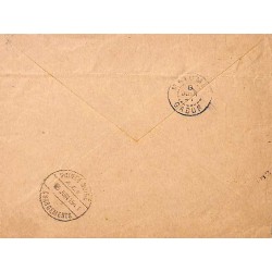 1941 Griffe noire PEDIPOSTE MAYUMBA en l’arrivée.