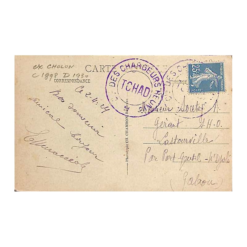 CIE DES CHARGEURS REUNIS * TCHAD