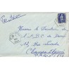 BECHAR-DJEDID ORAN 1953 lettre avion pour la France