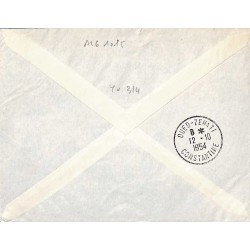 1954 RENIER CONSTANTINE sur lettre