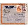 1939 septembre lettre avion à 5 f. 40 pour la France