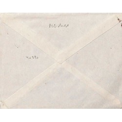 1954 GEORGES CLEMENCEAU ORAN  sur lettre