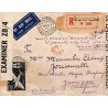 1945 lettre pour l’Inde à 40F de MORONDAVA MADAGASCAR
