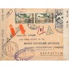 1942 lettre Cachet CONTROLE POSTAL - C.C.C.P. AFRIQUE FRANCAISE LIBRE