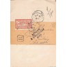 1905 Imprimé local recommandé sous bande avec 40 c Merson
