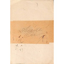 1905 Imprimé local recommandé sous bande avec 40 c Merson