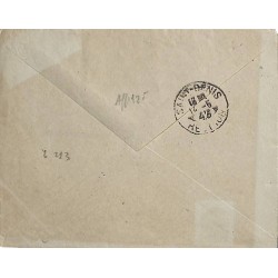 Lettre pour l’Île de la Réunion par avion 1946