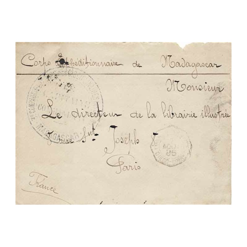 1895 - 3 e COMPAGNIE DU  CORPS DES DISCIPLINAIRES DES COLONIES . MADAGASCAR