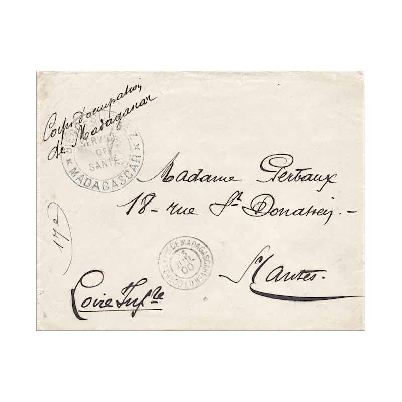 1900 DIEGO-SUAREZ * MADAGASCAR * SERVICE DE SANTE