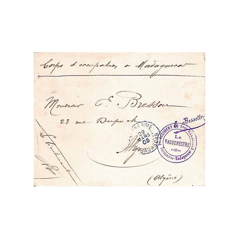 1903 - 1 er REGIMENT DE Teurs MALGACHES Tananarive