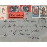 1934 lettre avion recommandée pour la France à 4 f. 75 de KAYES SOUDAN-FRANÇAIS
