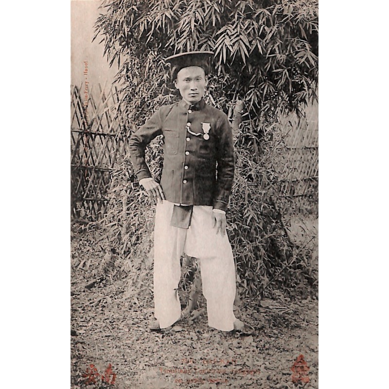 BAC-KAN - Tirailleur tonkinois (rengagé) en petite tenue