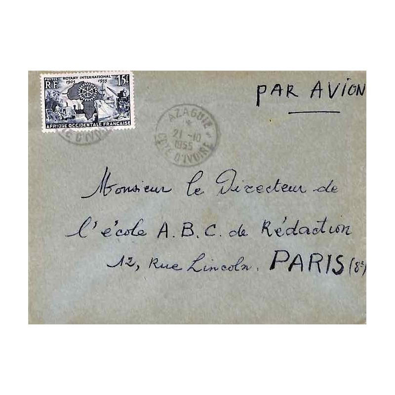 AZAGUIE COTE D'IVOIRE 1955