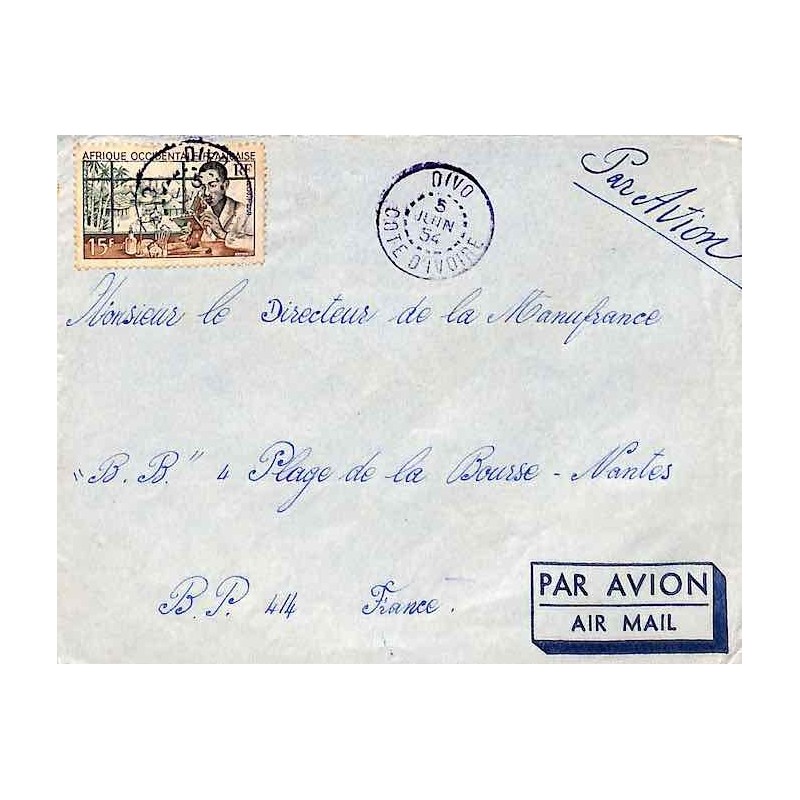 DIVO COTE D' IVOIRE 1954