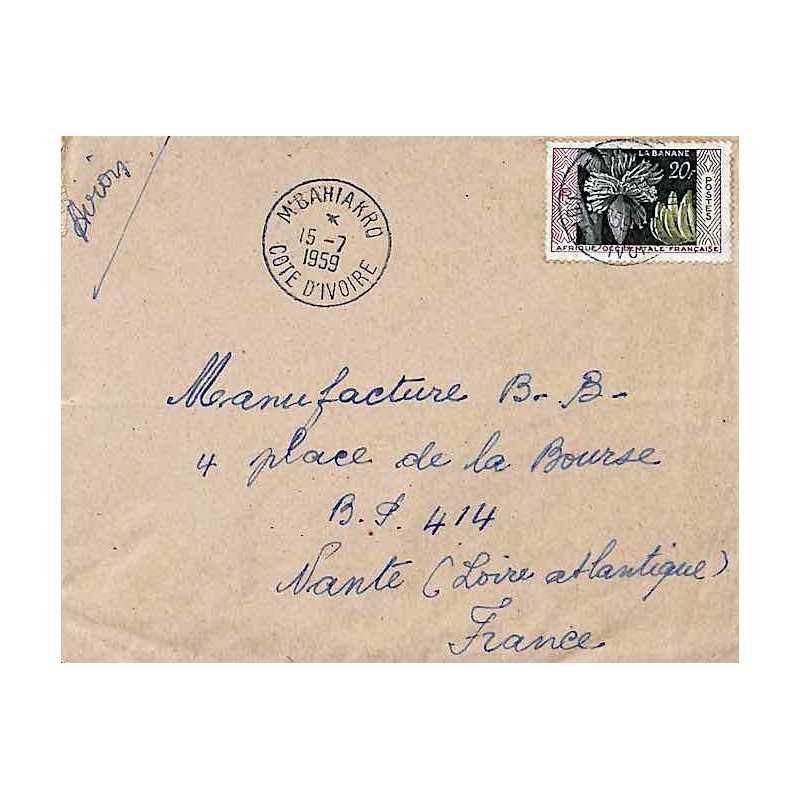 M'BAHIAKRO COTE D' IVOIRE 1959