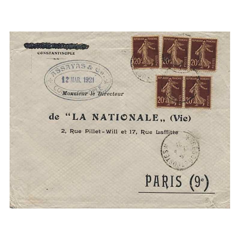 TRESOR et POSTES *  * 1921