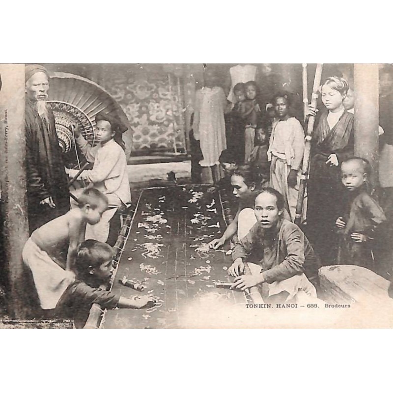 TONKIN - Hanoï - Brodeurs