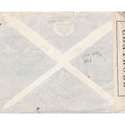 Lettre avion pour les USA 1944 Affranchissement à 125 p. par Liban 170, 172, PA48