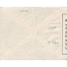 Lettre pour la Grande-Bretagne 12/1944 Affranchissement Liban 163 (x 2) Oblitération mécanique BEYROUTH RP
