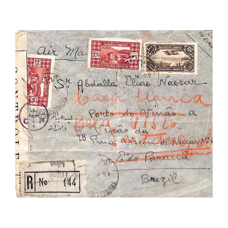 enveloppe liban WWII