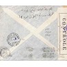 Lettre pour l'Ethiopie 4/1944 Affranchissement à 75 p Liban 174, 186 (x 2) PA 69 Oblitération BEYROUTH R.P.