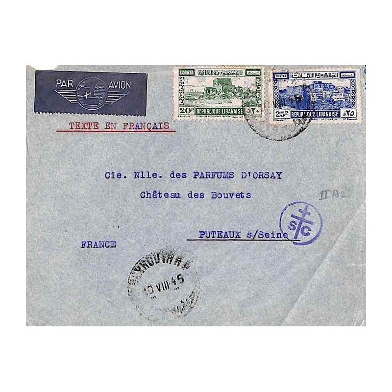 enveloppe liban WWII
