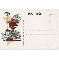Entier carte postale Hanoï-Saïgon
