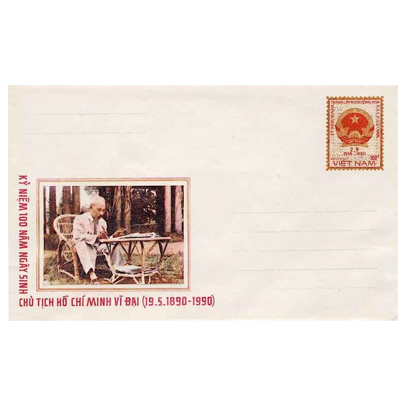 Aérogramme Ho Chi Minh 1990 Aérogramme Ho Chi Minh 1990