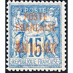 1895 - 15 c  bleu sur...