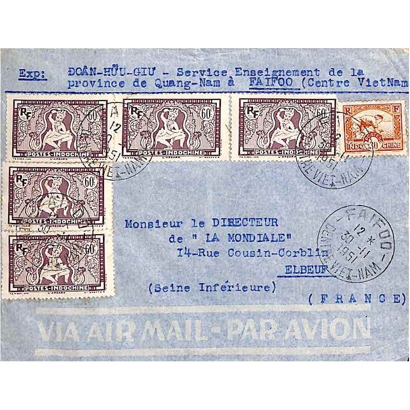 FAIFOO - CENTRE VIET-NAM - 1951