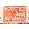 Connaissement 1937 Timbre rouge ESTAMPILLE DE CONTROLE